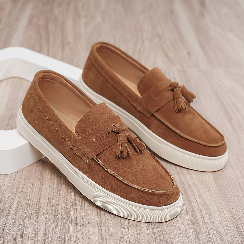 Men's Tassel Suede Loafers · YANYAN China shoe factory