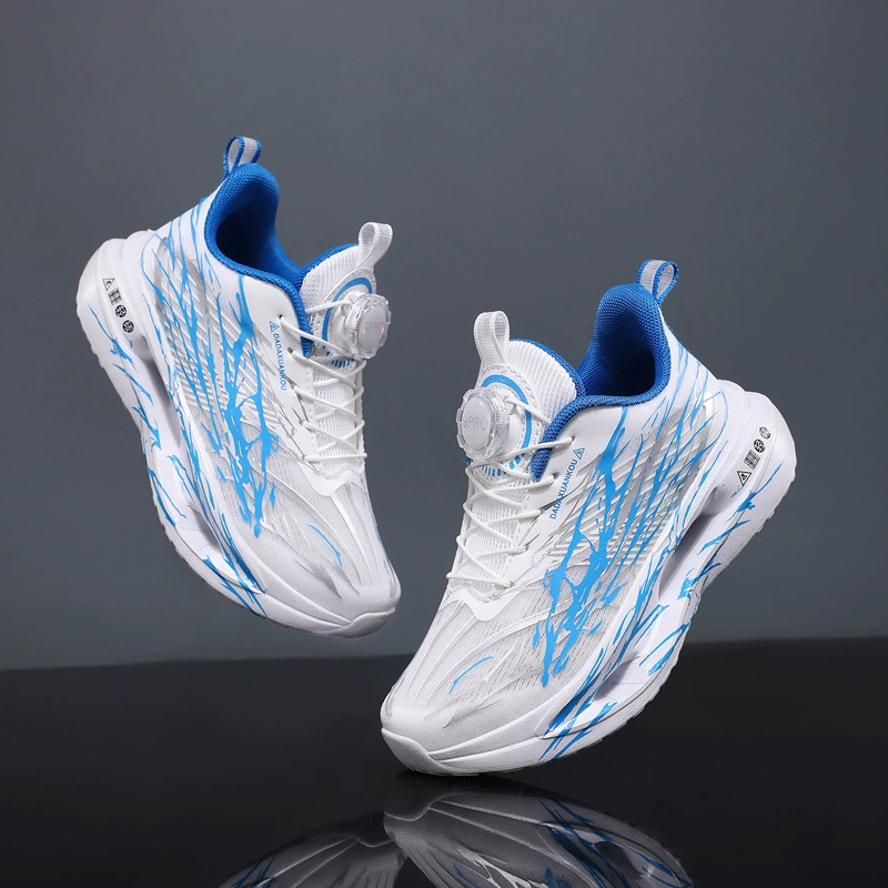 Professional Running Shoes Breathable Mesh Youth Cushioning Bounce Training Shoes Children Sports Shoes Boys
