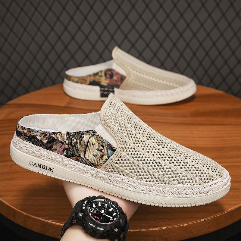 Men's Mesh Closed Toe Slide Sandals Lightweight · YANYAN China shoe factory