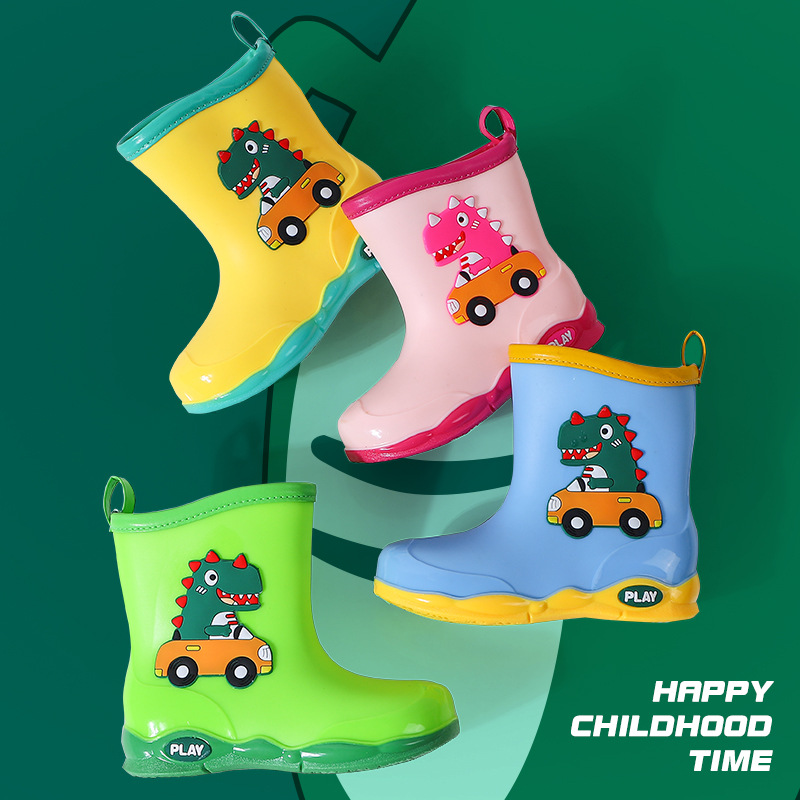 Kids' Cartoon Waterproof Rain Boots · YANYAN China shoe factory