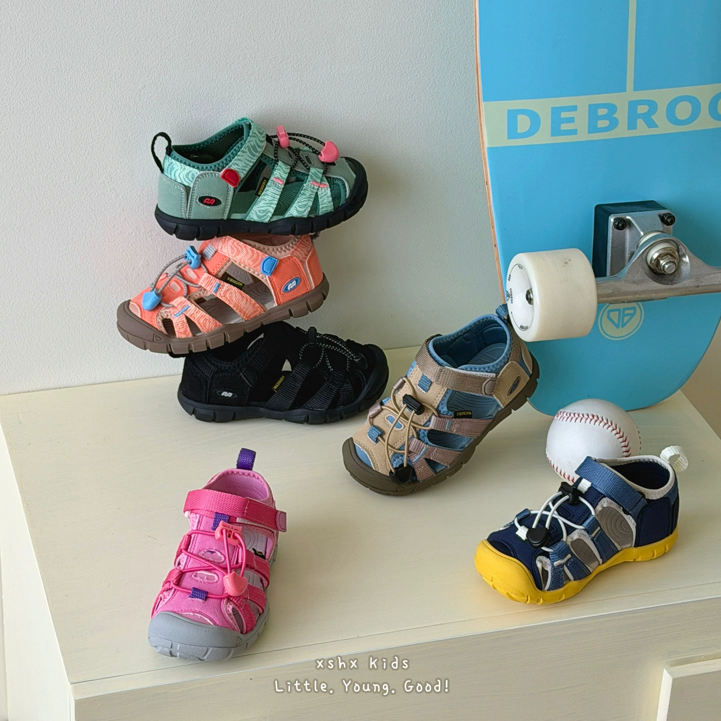 XSHX Chaussures de plage professionnelles pour enfants, style japonais, antidérapantes, bout fermé, séchage rapide, respirantes, printemps-été · MOHE China shoe factory