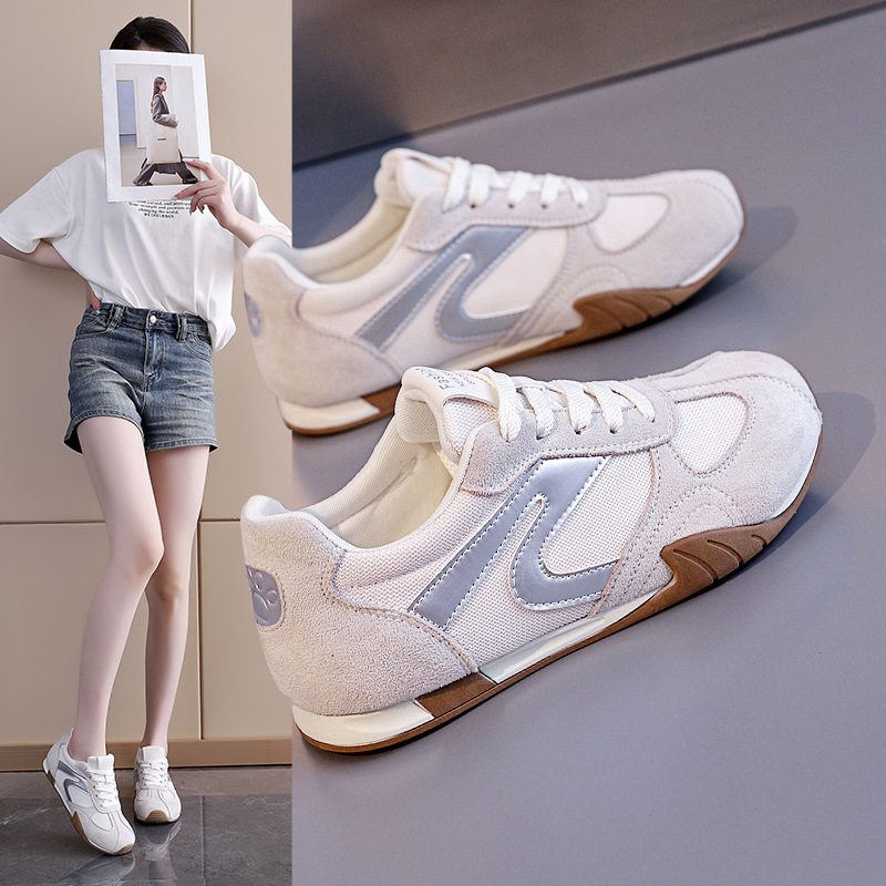 Women's German Trainer Shoes Thick Sole White Sneakers · YANYAN China shoe factory
