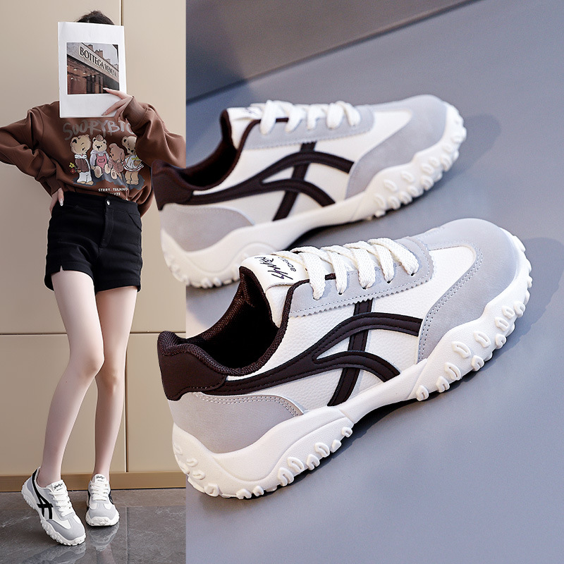 Women's Platform Suede Casual Sneakers · YANYAN China shoe factory