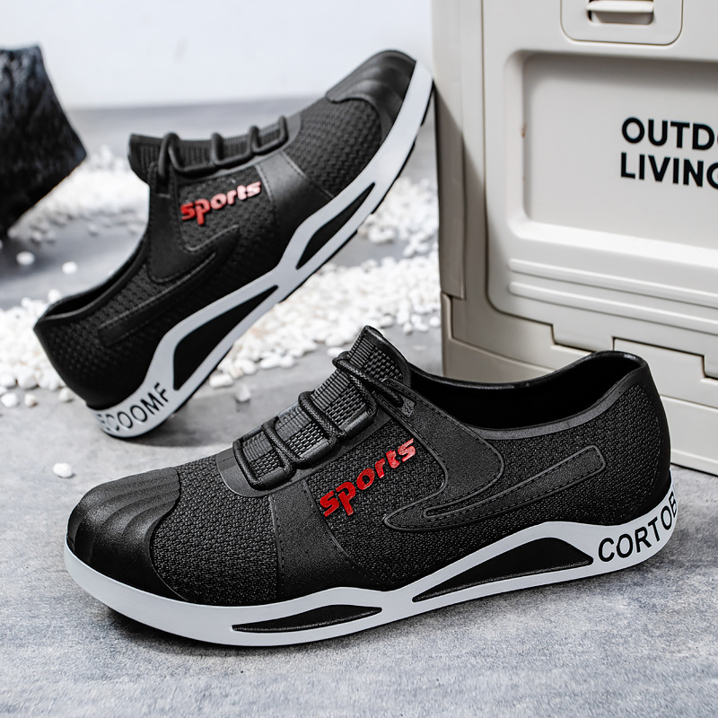 Men's Low Top Waterproof Rain Shoes · YANYAN China shoe factory