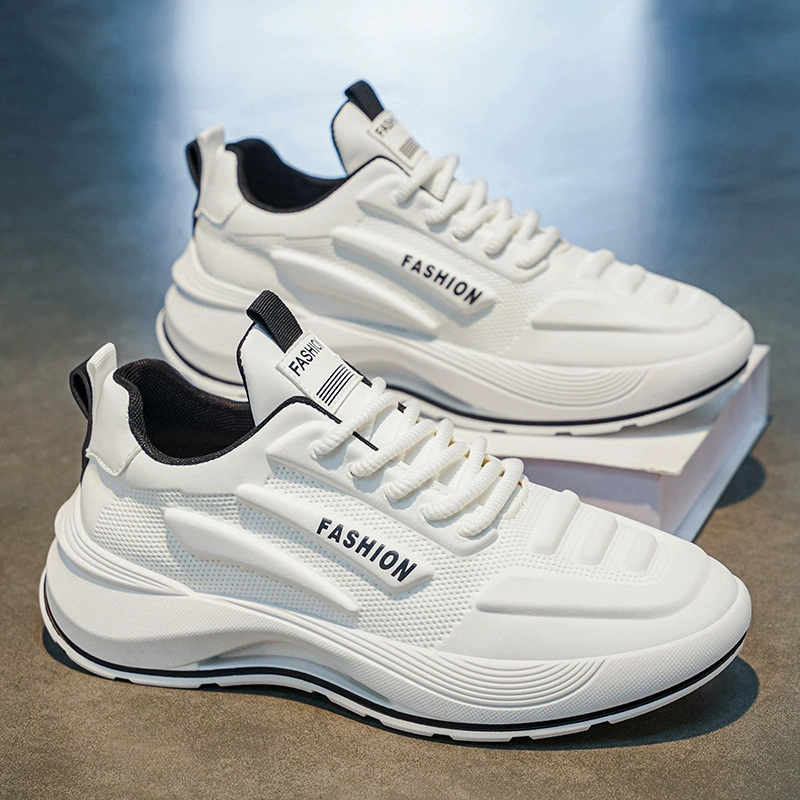 Chaussures de course respirantes été 2026 pour hommes, étudiantes, semelle épaisse, rehaussantes · MOHE China shoe factory