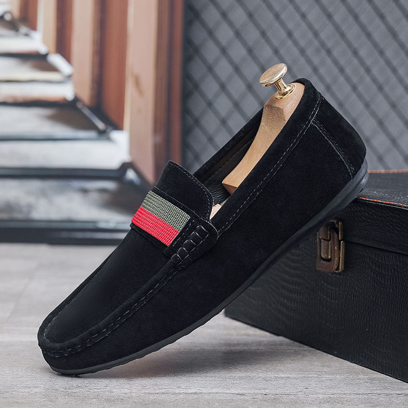 Men's Suede Slip-On Loafers · YANYAN China shoe factory