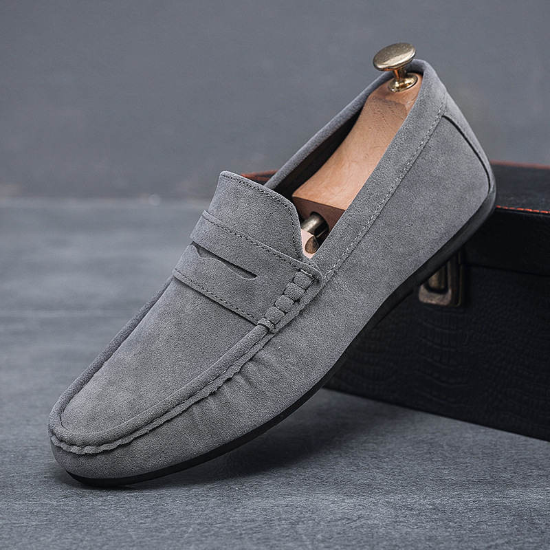 Men's Slip-On Leather Loafers · YANYAN China shoe factory