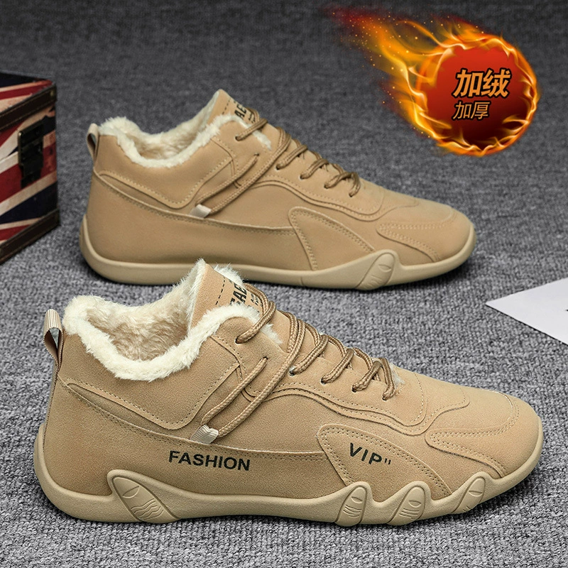 Sapatos de Segurança de Trabalho Quentes Forrados Algodão Masculinos Inverno 2026 Antiderrapantes Botas Martin