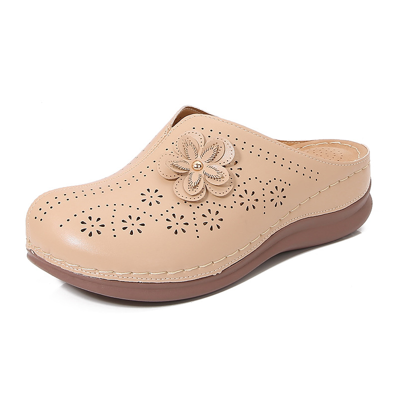 Women's Hollow Out Flat Sandals · YANYAN China shoe factory
