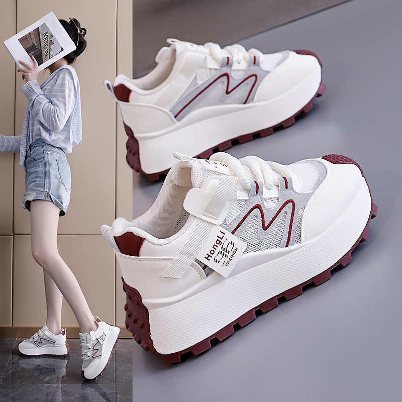 Women's Retro Thick Sole Dad Shoes · YANYAN China shoe factory