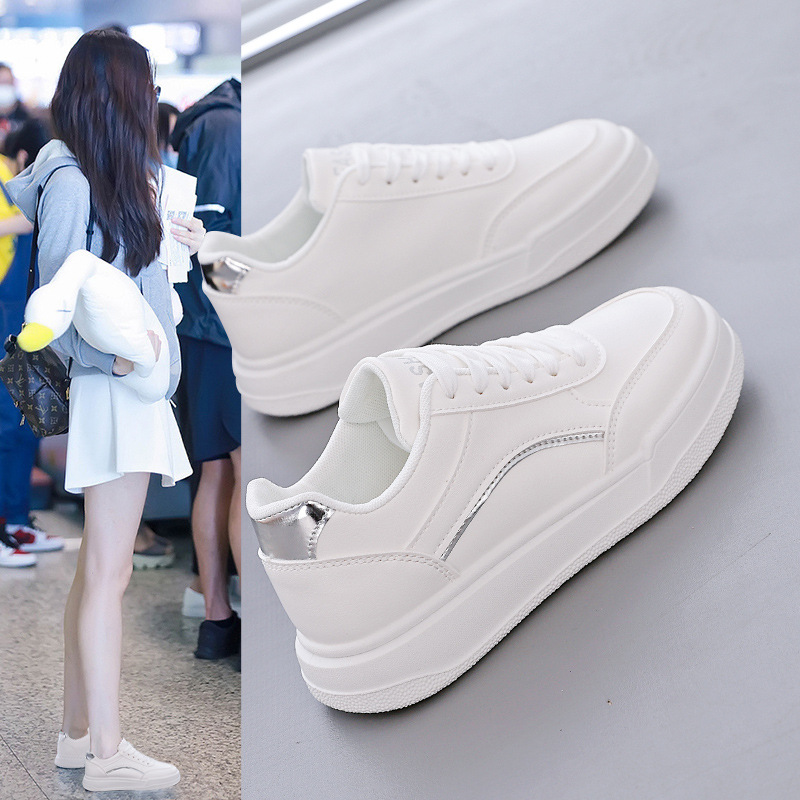 Women's White Casual Skate Shoes · YANYAN China shoe factory