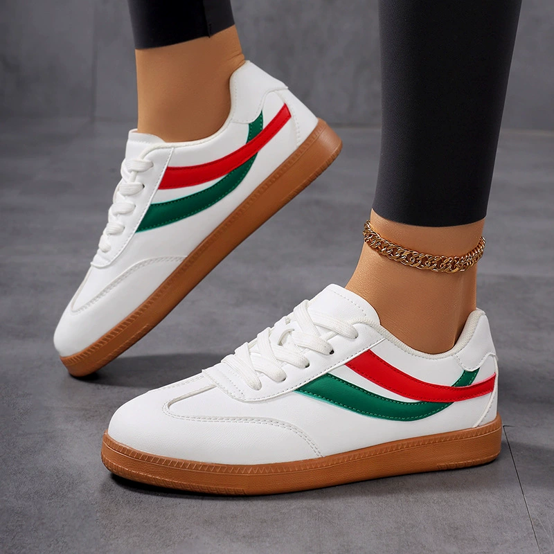 Cross-border Neue Damen Mode German Trainer Schuhe, Retro Canvas casual Boardschuhe große Größe 42