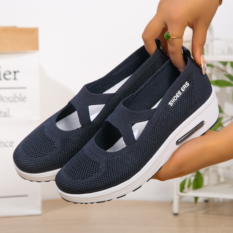 Women's Flyknit Slip-On Casual Shoes · YANYAN China shoe factory