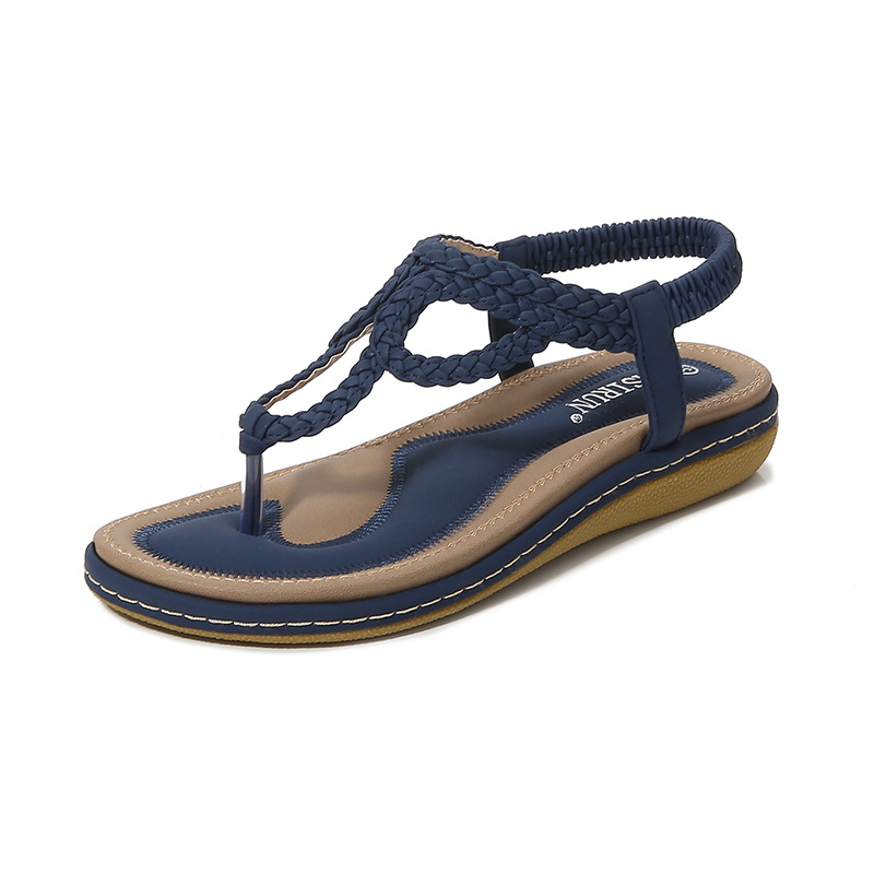 Women's Plus Size Woven Flat Sandals · YANYAN China shoe factory