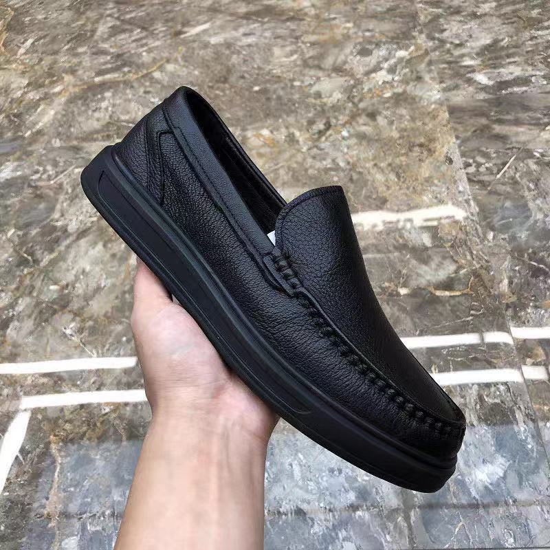 Men's Slip-On Leather Business Casual Shoes · YANYAN China shoe factory
