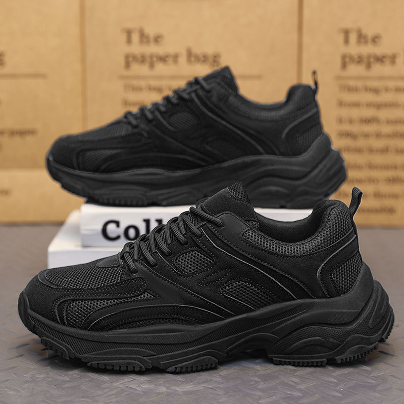 Men's Black Non-Slip Work Sneakers · YANYAN China shoe factory