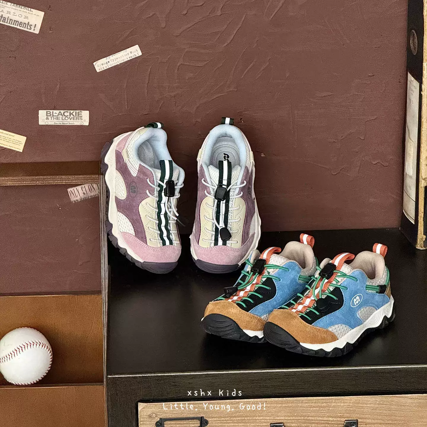 XSHX Chaussures de randonnée Mountain King pour enfants, mesh respirant, outdoor, semelle antidérapante, printemps-été · MOHE China shoe factory