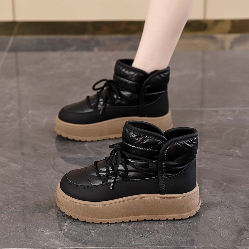 Women's Thermal High Top Snow Boots · YANYAN China shoe factory