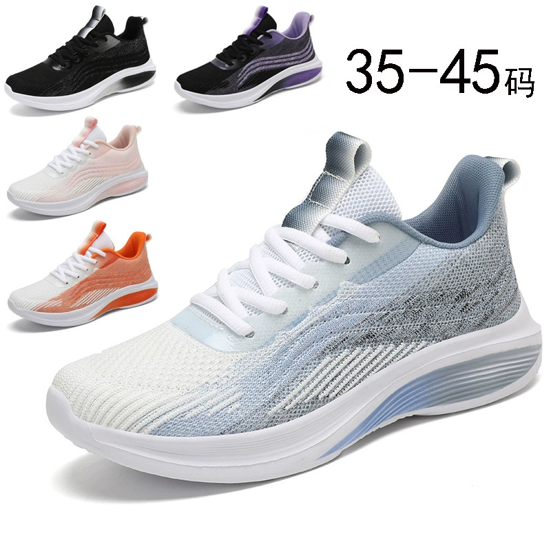 Cross-border nouvelles chaussures de sport couple femme été maille, femme printemps été respirante maille, ultra-légères semelle souple running homme