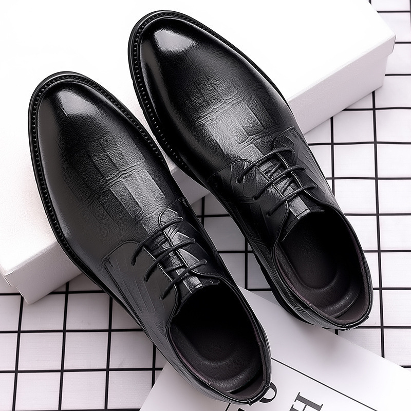 Men's Lace-Up Leather Dress Shoes · YANYAN China shoe factory