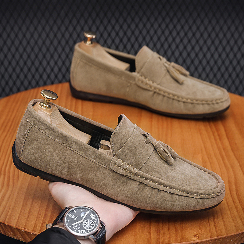 Men's Tassel Slip-On Leather Loafers · YANYAN China shoe factory