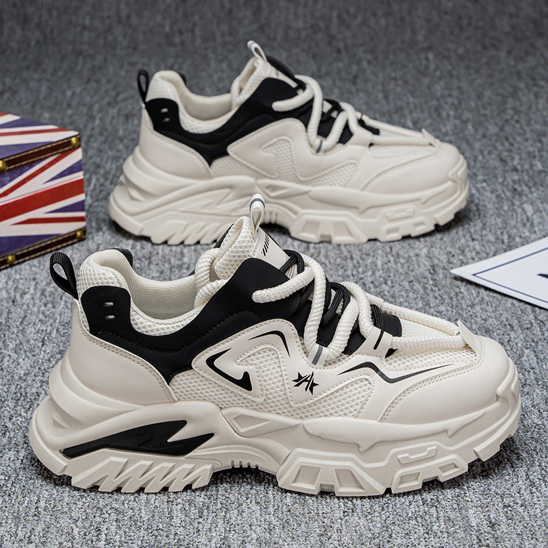 Men's Mesh Breathable Platform Dad Shoes · YANYAN China shoe factory