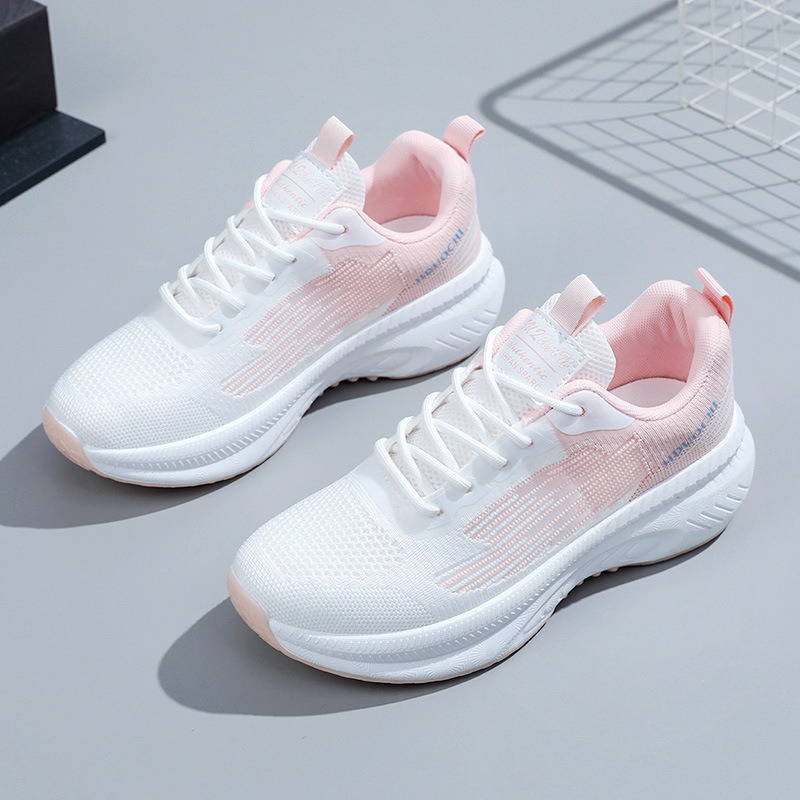 Women's Flyknit Breathable Running Shoes · YANYAN China shoe factory