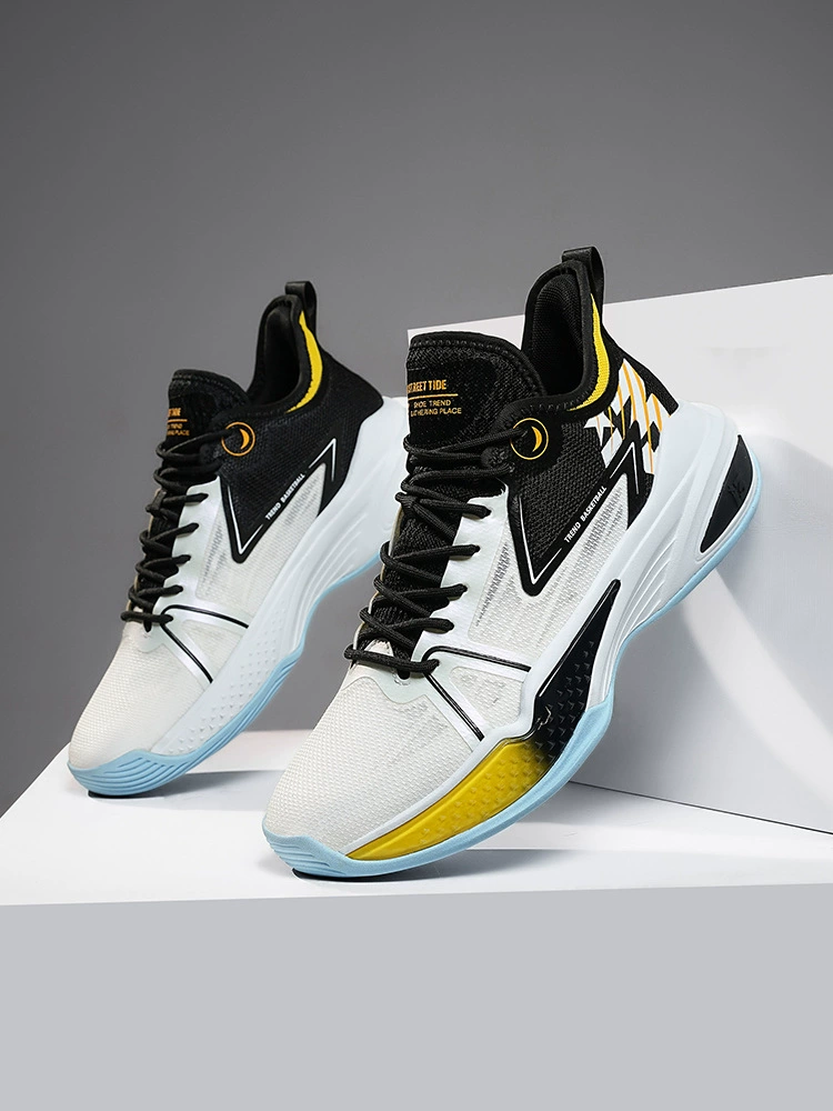 Summer Men's Basketball Shoes, Cushioned, Anti-Slip, Durable, Unisex, Sound Effect