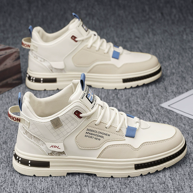 Herren High Top Board-Schuhe 2026 Winter Atmungsaktiv Dicksohle Bequeme Sneaker · MOHE China shoe factory