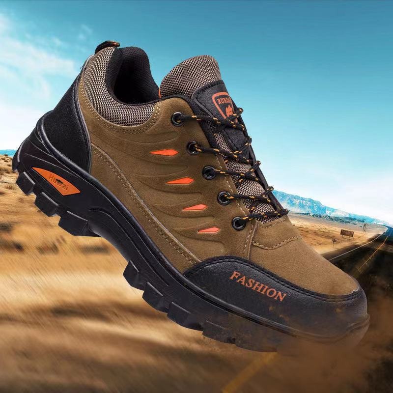 Men's Round Toe Outdoor Work Hiking Shoes · YANYAN China shoe factory