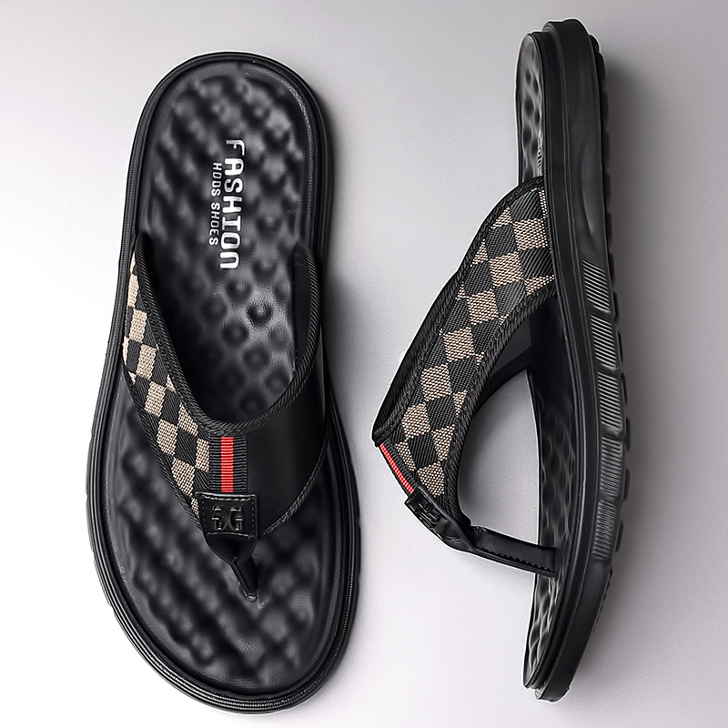 Men's Colorblock Slide Sandals · YANYAN China shoe factory