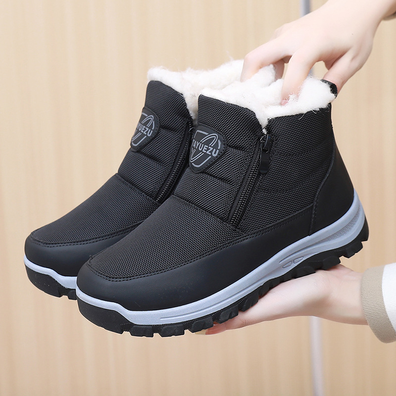 Women's Winter Fleece Lined Side Zip Boots · YANYAN China shoe factory