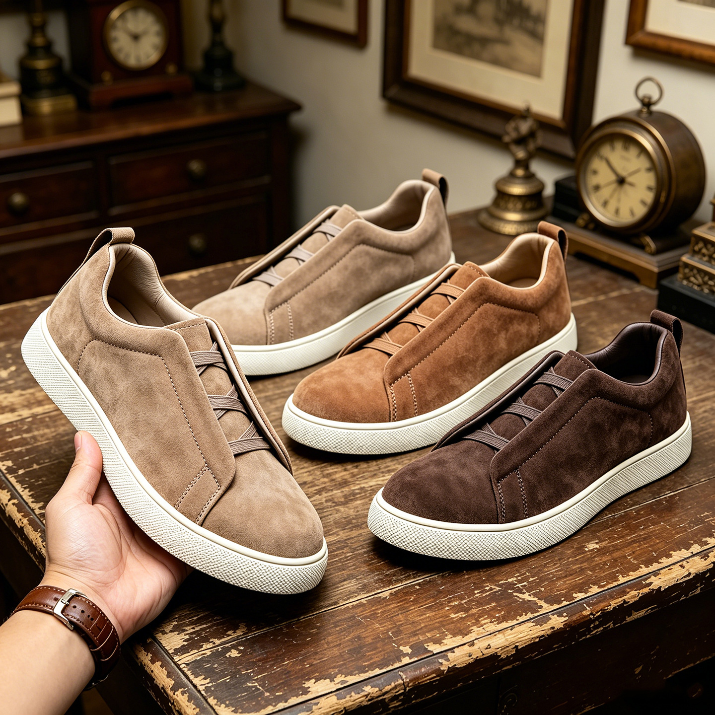 Men's Retro Slip-On Skate Shoes · YANYAN China shoe factory