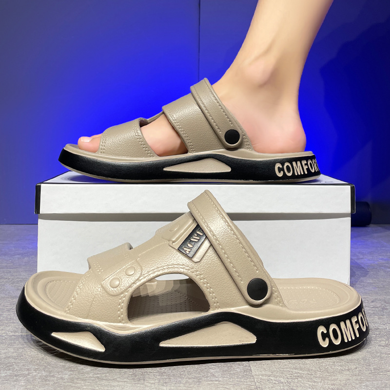 Men's EVA Beach Slide Sandals Dual-Use · YANYAN China shoe factory