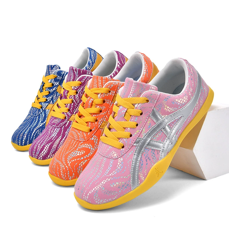 Martial Arts Shoes Men Children Training Tai Chi Shoes Women Sports Soft Competition Shoes Physical Exam Practice Unisex