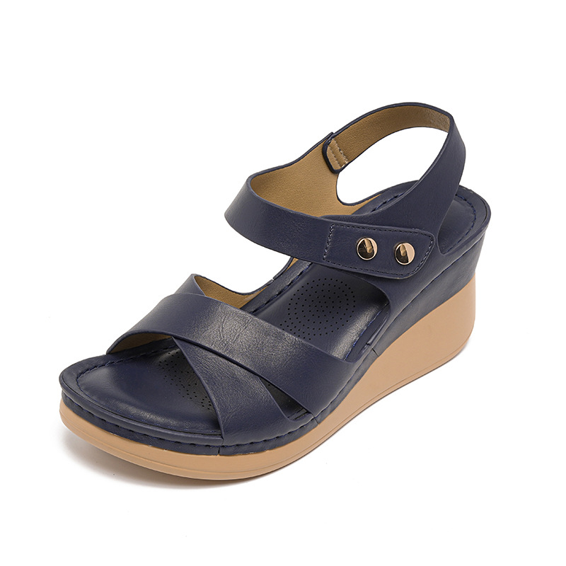 Women's Platform Buckle Sandals · YANYAN China shoe factory