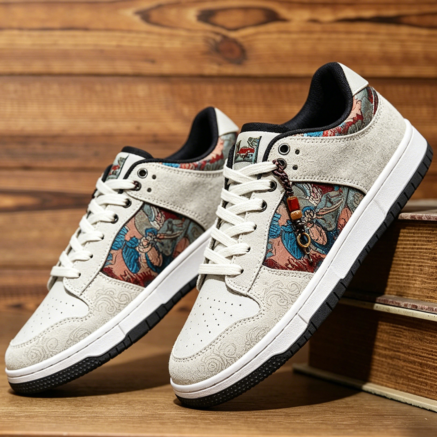 Unisex Embroidered National Style Skate Shoes · YANYAN China shoe factory