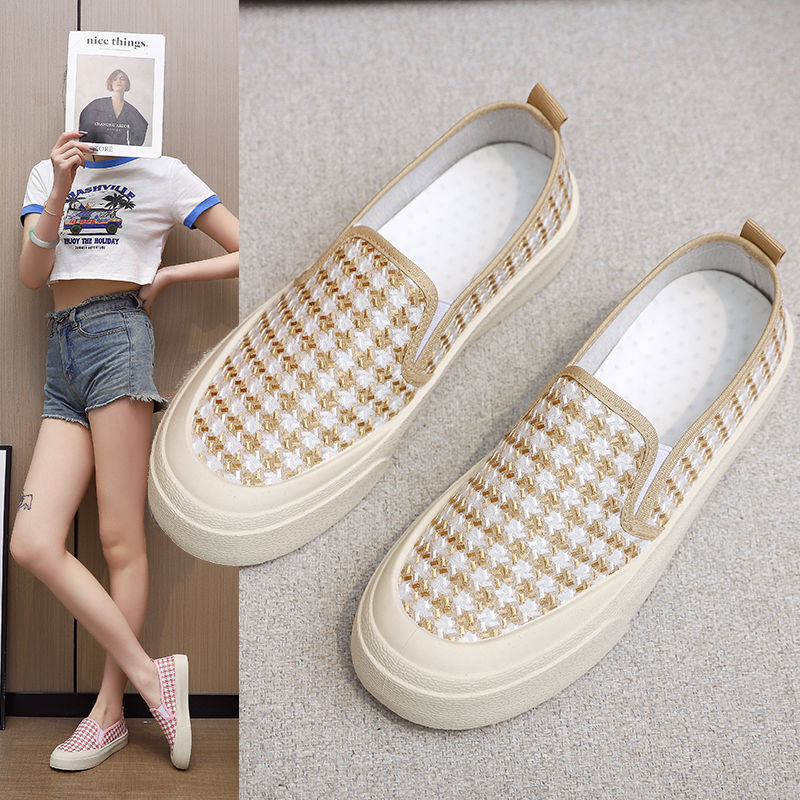 Women's Canvas Slip-On Casual Shoes · YANYAN China shoe factory
