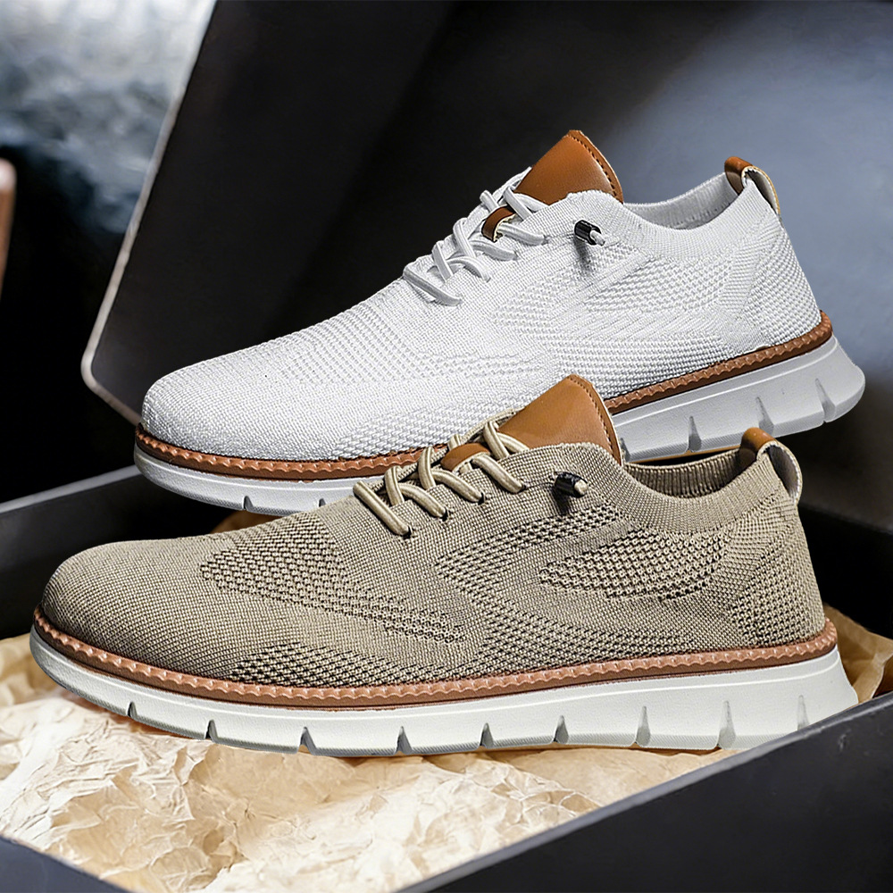 Men's Flyknit Mesh Running Sneakers · YANYAN China shoe factory