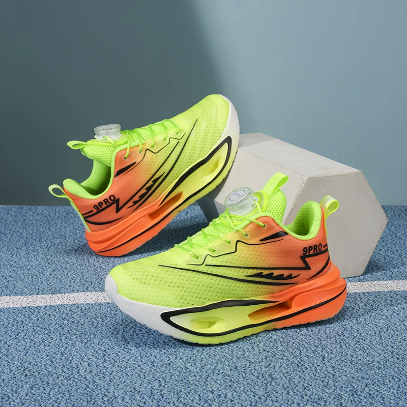 Zapatillas de Running de Malla Verano Transpirables para Niñas Cierre de Giro PE Examen Ligeras de Carreras
