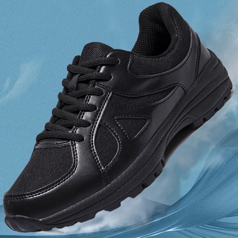 Men's Breathable Mesh Training Shoes Black · YANYAN China shoe factory