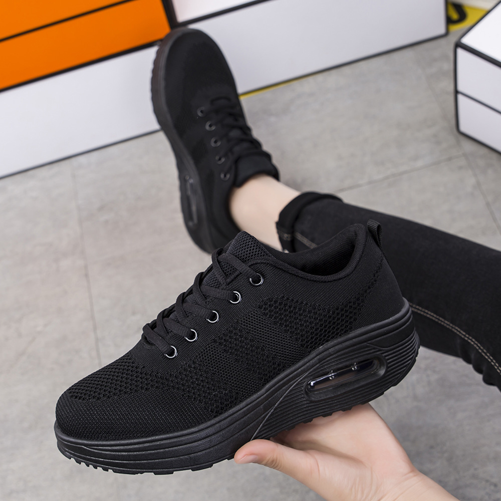 Women's Flyknit Air Cushion Dance Sneakers · YANYAN China shoe factory