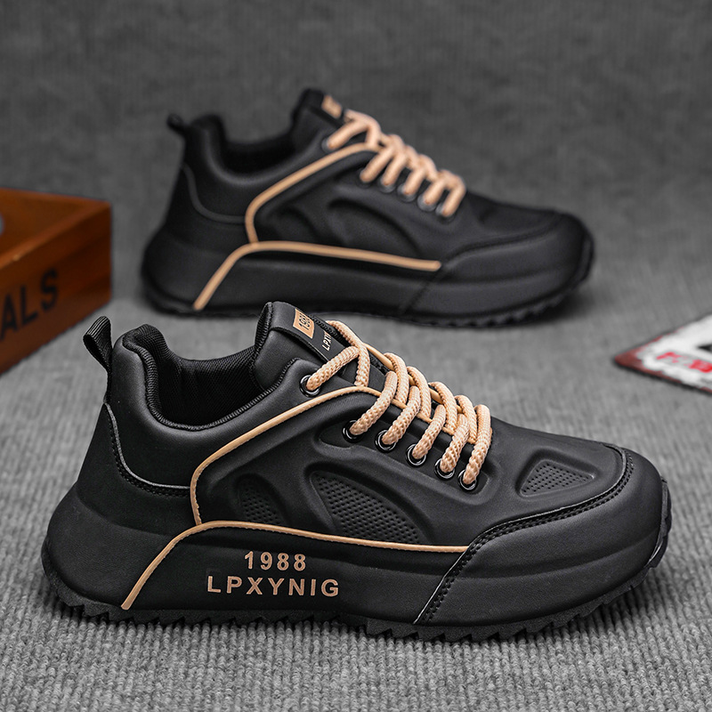 Men's Leather Skate Sneakers · YANYAN China shoe factory