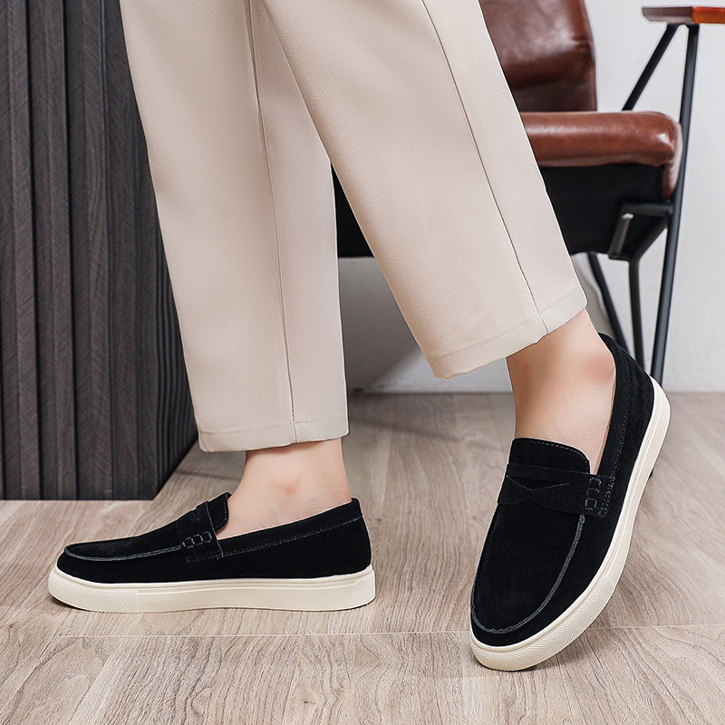 Men's Suede Slip-On Loafers · YANYAN China shoe factory