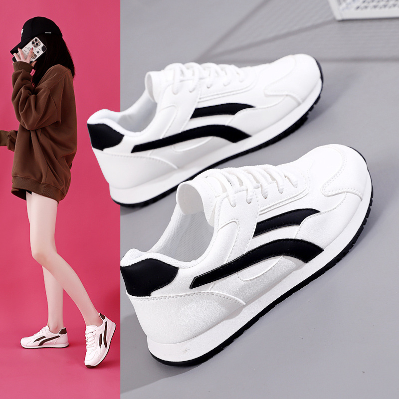 Women's White Casual Sneakers · YANYAN China shoe factory