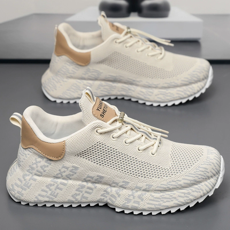 Men's Breathable Mesh Casual Shoes Slip-on Soft Sole Sports Shoes 2026 New 5584