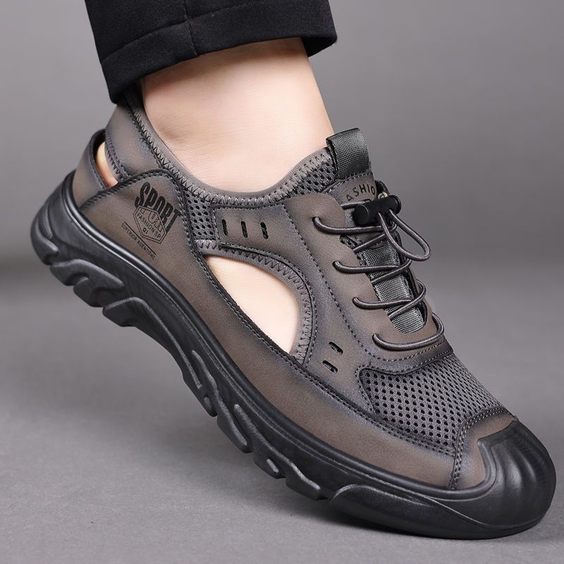 Men's Breathable Mesh Beach Sandals · YANYAN China shoe factory