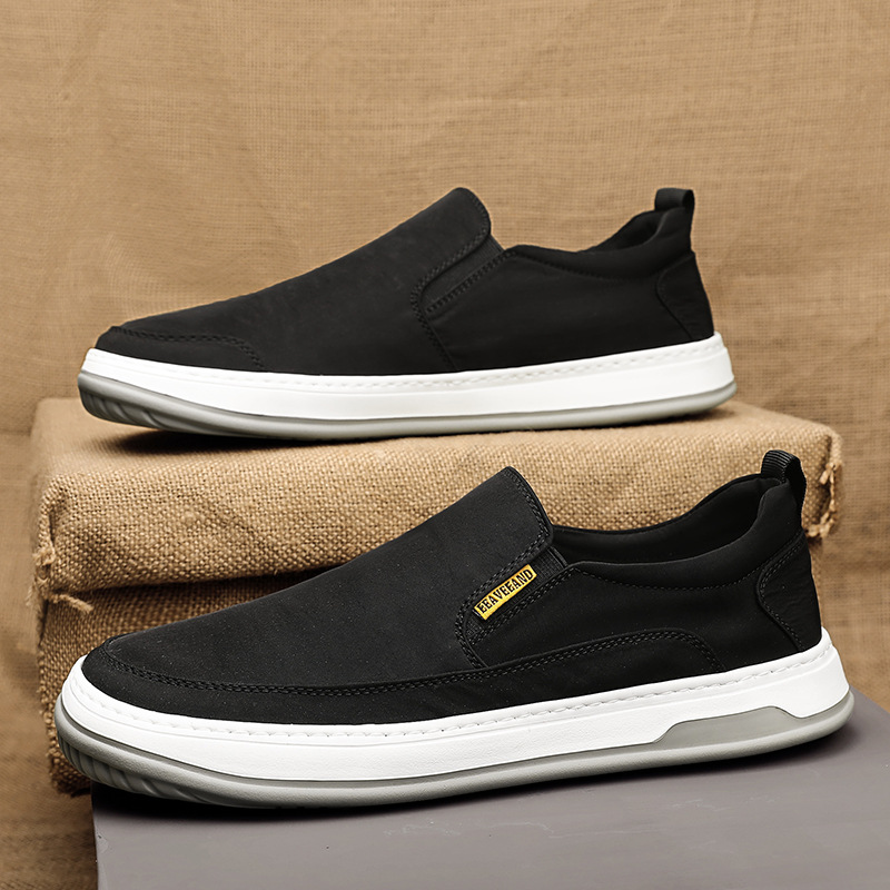 Men's Canvas Slip-On Shoes · YANYAN China shoe factory