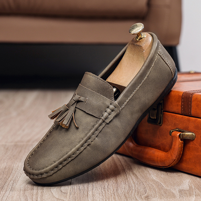 Men's Tassel Slip-On Loafers · YANYAN China shoe factory