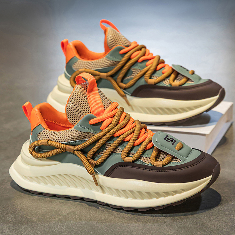 Men's Breathable Chunky Dad Sneakers · YANYAN China shoe factory